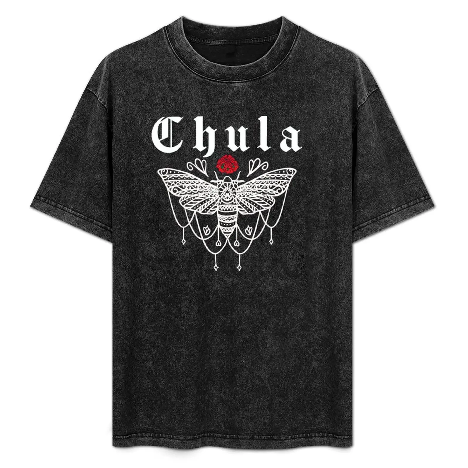 Camiseta Chula Goth Espanhola Mexicana Latina Casual de Verão