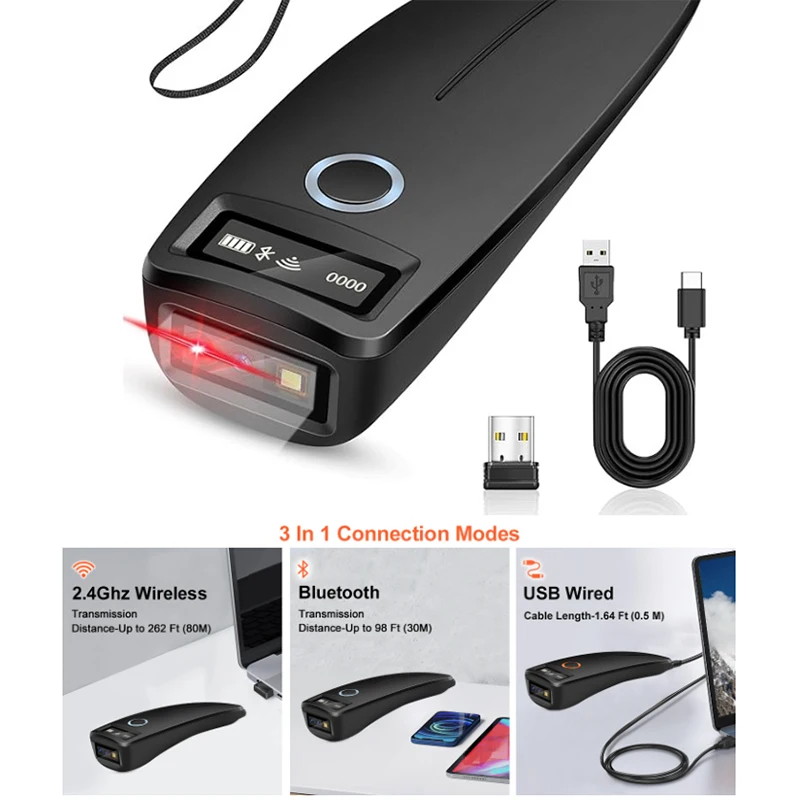 Wireless 1D 2D Qr C…