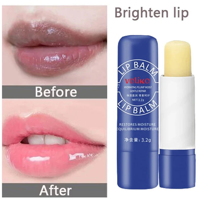 

Remove Dark Lighten Lip Balm Exfoliating Dead Remove Dark Skin Anti-Crack Fade Lip Line Moisturizing Brighten Repair Lip Care