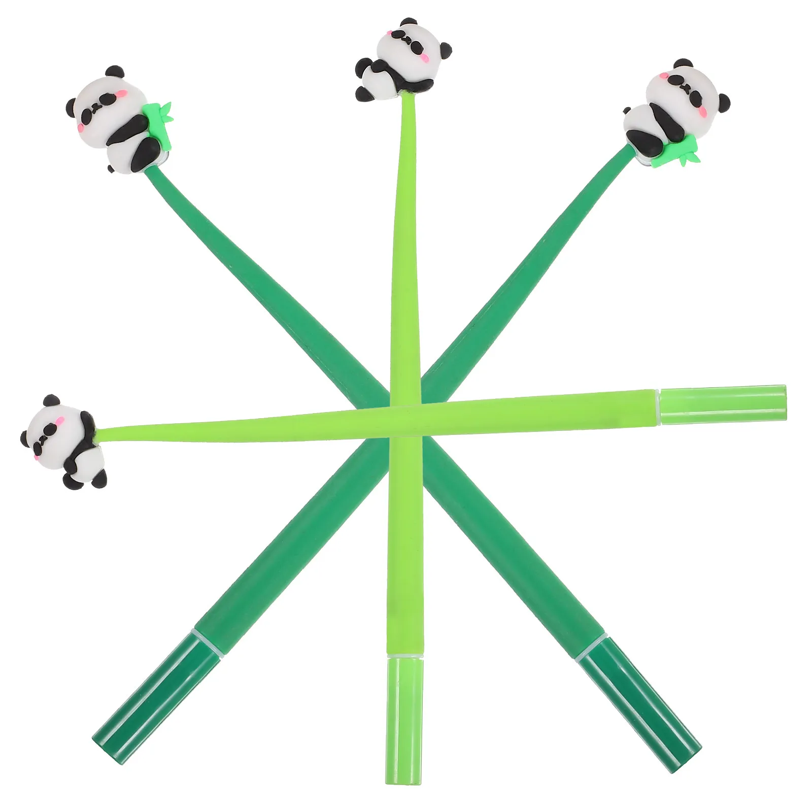 

Набор из 4 гелевых ручек с изображением панды для студентов и учителей, подарки на день рождения, праздничные сувениры, портативные легкие канцелярские принадлежности