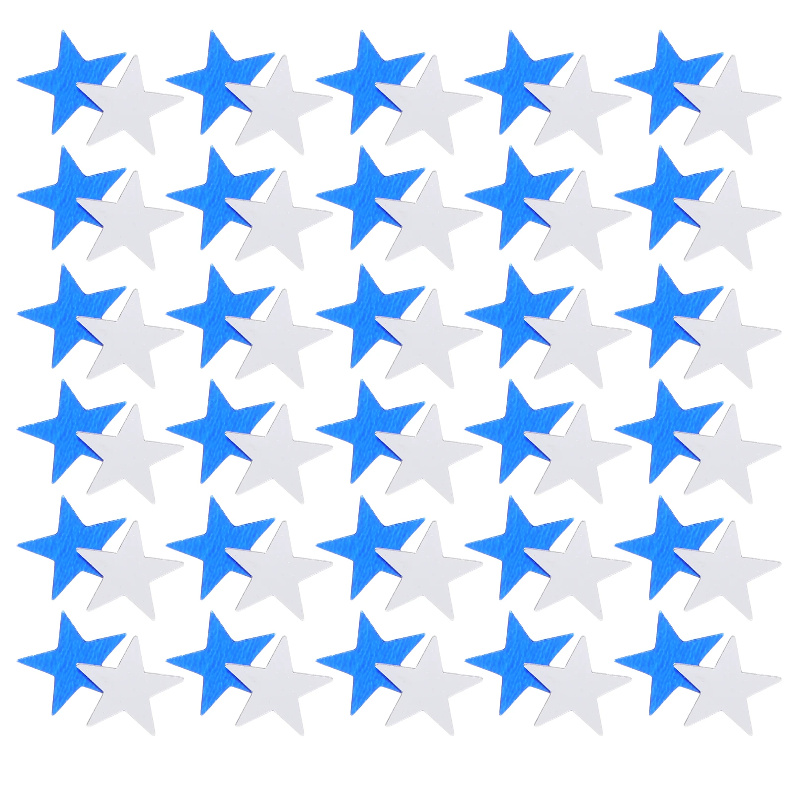 

2000pcs 10Mm Pentagram Confetti Shiny Star Sequins For Party Wedding Festival Decoration Blue Silver Table Scatter