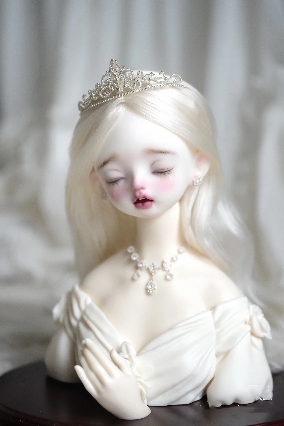 Tiara 1/6 BJD Doll Crown Necklace Earring Jewelry Accessories