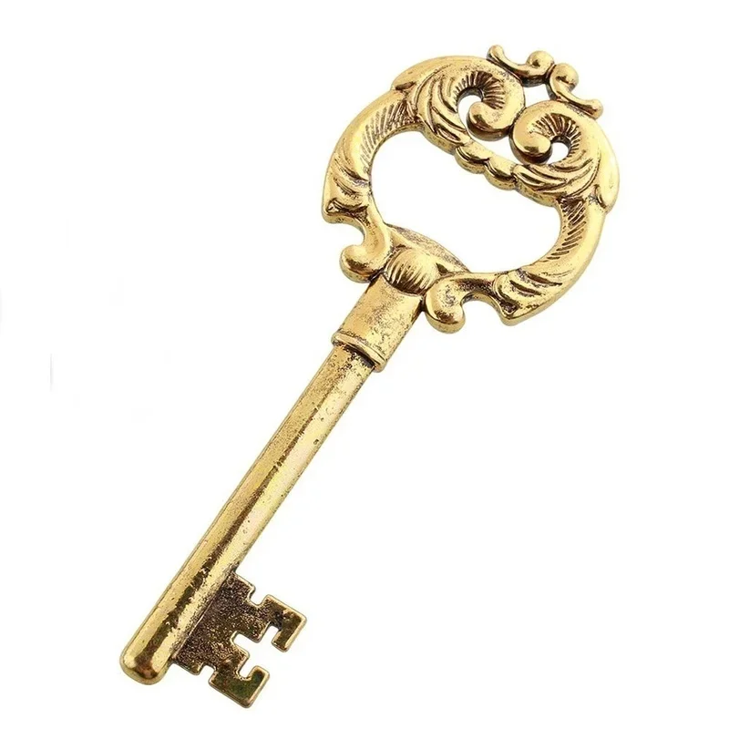 Metal Opener Alloy Party Favors Gift Bottle Opener Bar Kitchen Tool Vintage Key Shape Key Chain
