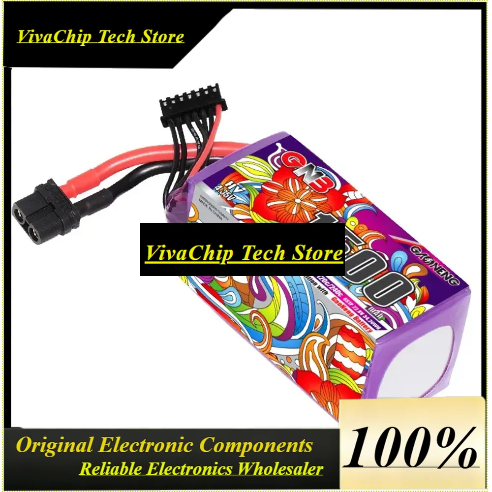 VivaCS1pcs For GNB 6S 1500mAh 120C/240C Lipo Battery For Helicopter Quadcopter Racing Drone XT60 22.8V