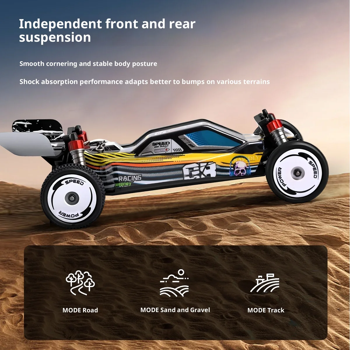 รถบังคับวิทยุ WLtoys 244016 ความเร็วสูง ขนาด 1:24 ขับเคลื่อนสองล้อ ระบบควบคุมแบบ Full Proportional รถดริฟท์ขนาดเล็ก ของเล่นสำหรับเด็กผู้ชาย