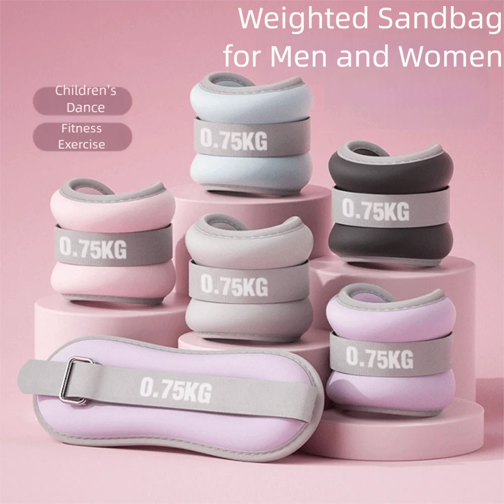 حقيبة رمل مرجحة قابلة للتنفس، أشرطة قابلة للتعديل، رمل ناعم، حزام ساق قابل للتعديل 360 درجة ° تغليف أوزان الكاحل غير القابلة للانزلاق #2