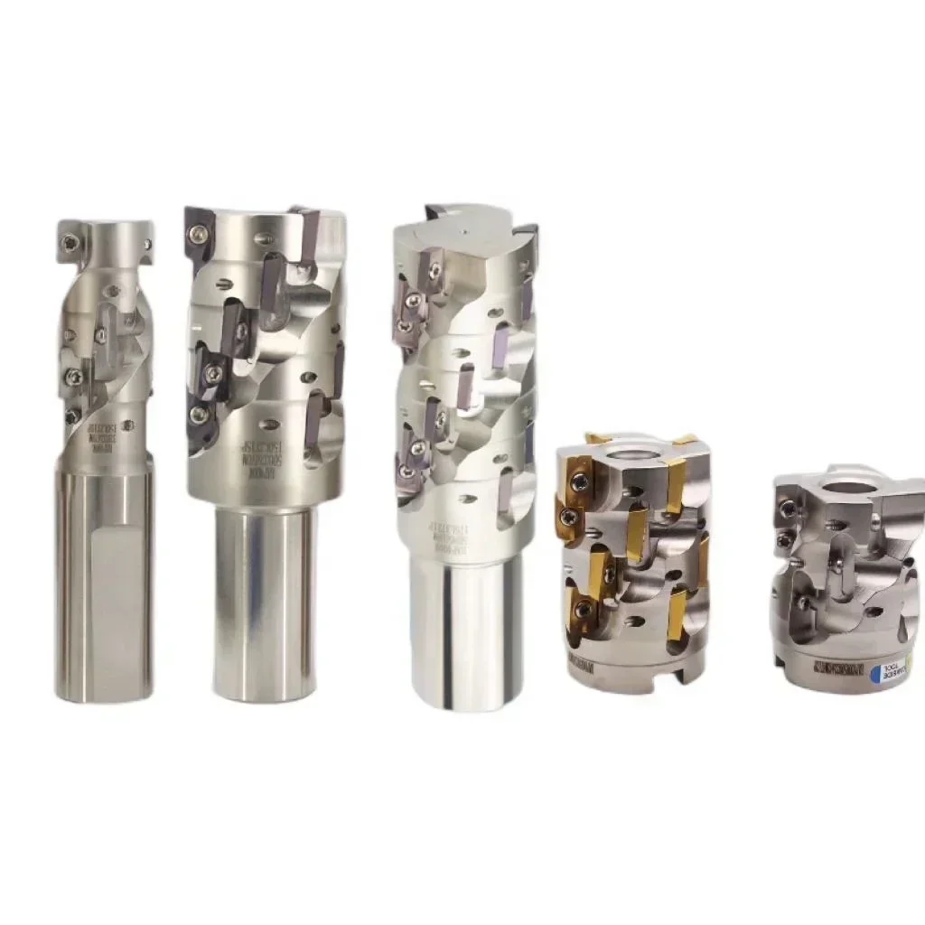 オリジナルの真新しい！ CNC マッチエンドミルインサート刃先交換式コーンフライスカッターホルダーツールラフマシニングツール