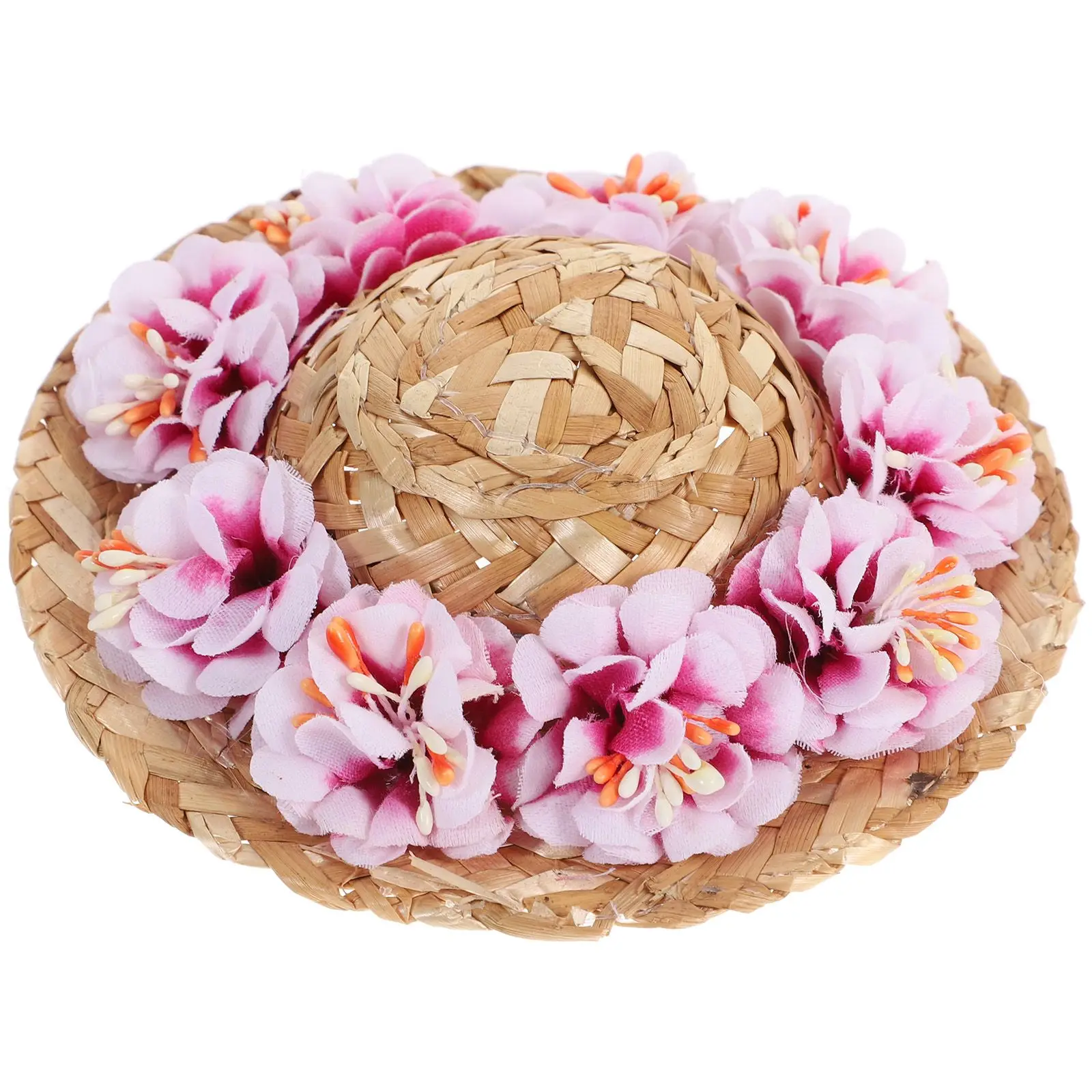 

Dog Summer Accessories Flower Sun Bonnet for Headdress Bucket Hats Large Dogs