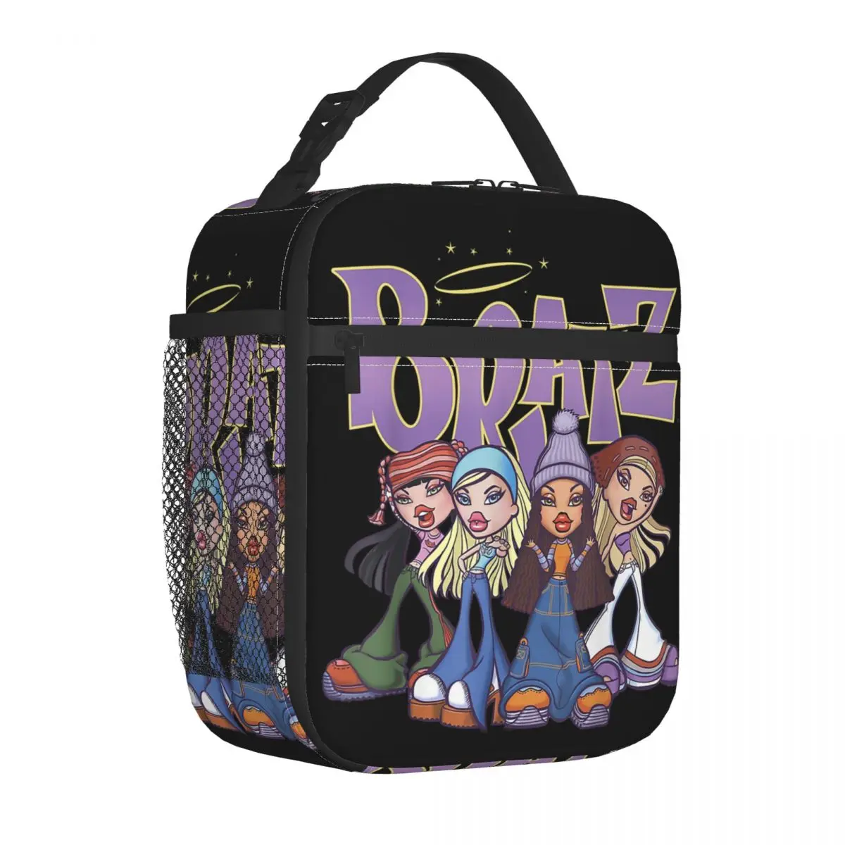 Custom Bratz Rock Angelz Doll Lunch Bag Women Cooler Thermal Insulated Lunch Boxes for Kids School Children