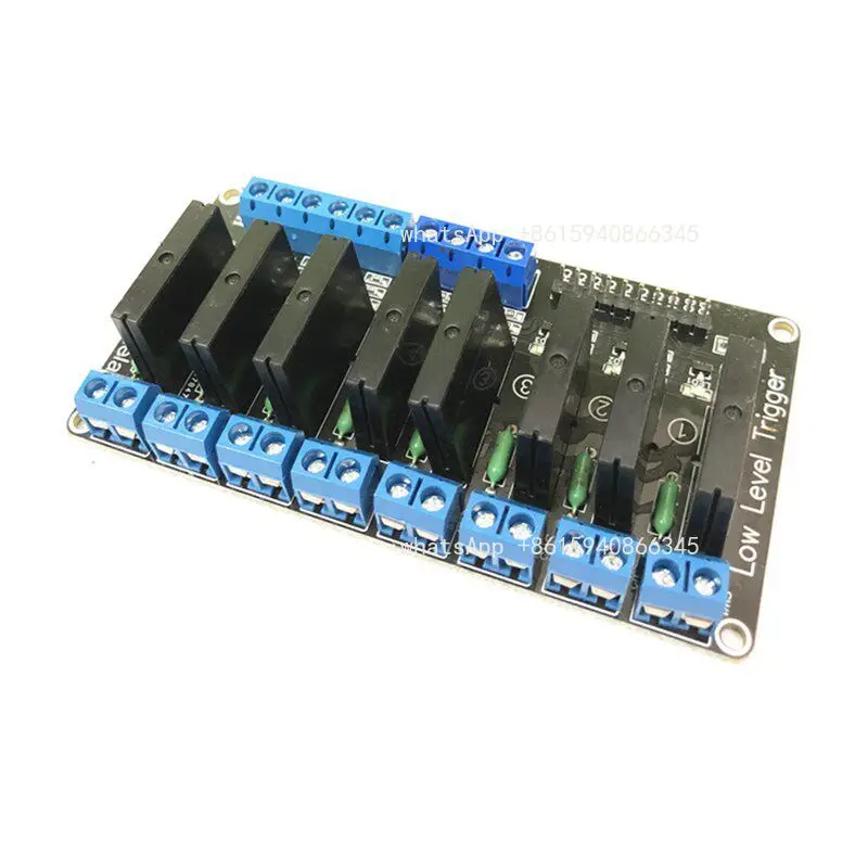 

8 Channel Low Level Trigger Solid State Relay with N Fuse 250V 2A