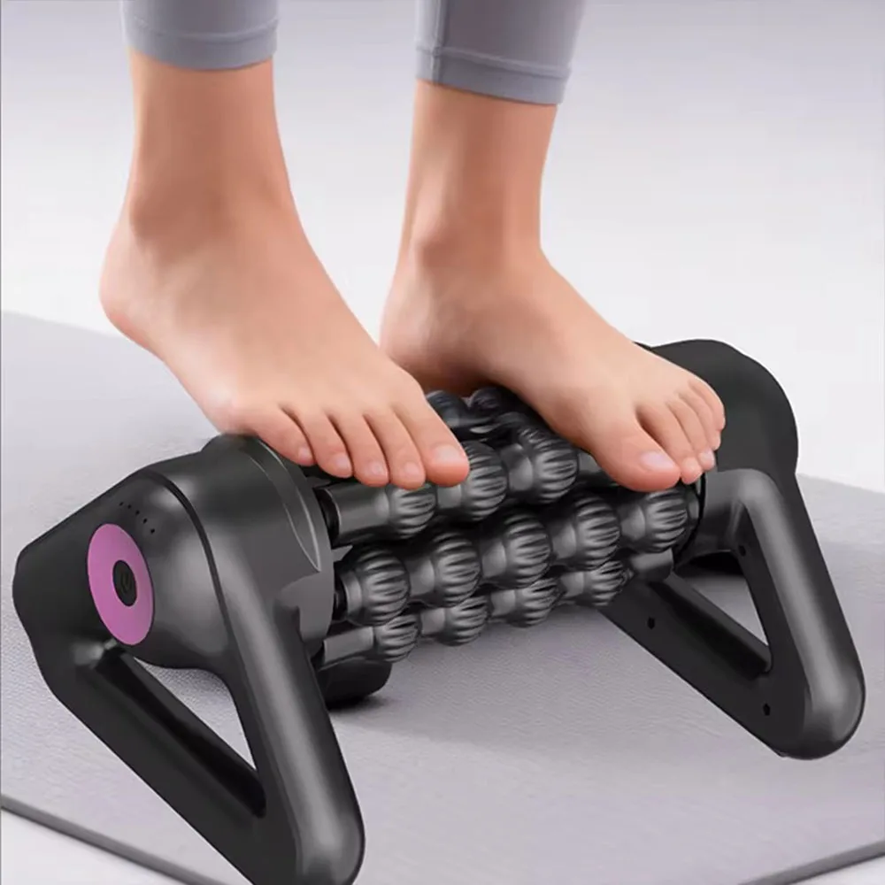 Factory Direct 2026 Multifunctional Electric Rolling Massager Shaft Whole Body Muscle Relaxation Automatic Yoga Column Roller