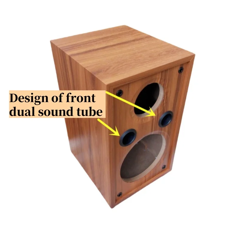 Caixa vazia tweeter de 4 polegadas, woofer de 6,5 polegadas, caixa de alto-falante para carro/casa diy, caixa de som de 1 peça, caixa de alto-falante de madeira, caixa de áudio passiva