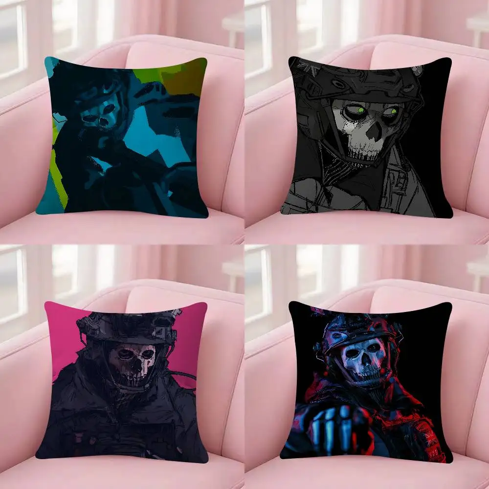 Game C-Call Cool Of D-Duty 2 Cushion Office Cushion Pillowcase Car Cushion Cover45X45CM Lumbar Pillowcase Sofa Pillowcover