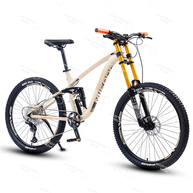 Hot Sale 26 27.5 Inch Aluminum Alloy Frame Soft Tail Oil Brake Full Dual Suspension Mtb Bicycle Downhill Mountain Bike