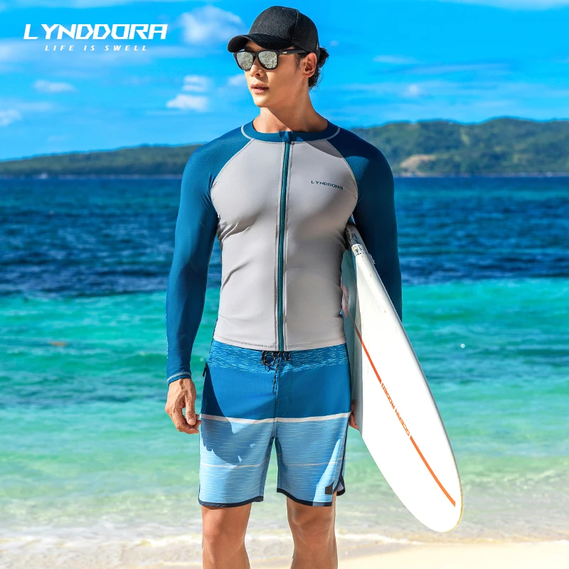 

SAILBEE Мужской УФ-защита для серфинга Рашгард с короткими рукавами Купальник Рашгард Рубашка для серфинга