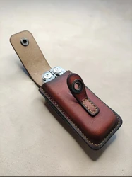 Hand Made Genuine Leather Pouch Case Leather Protective Sheath for Leatherman Surge