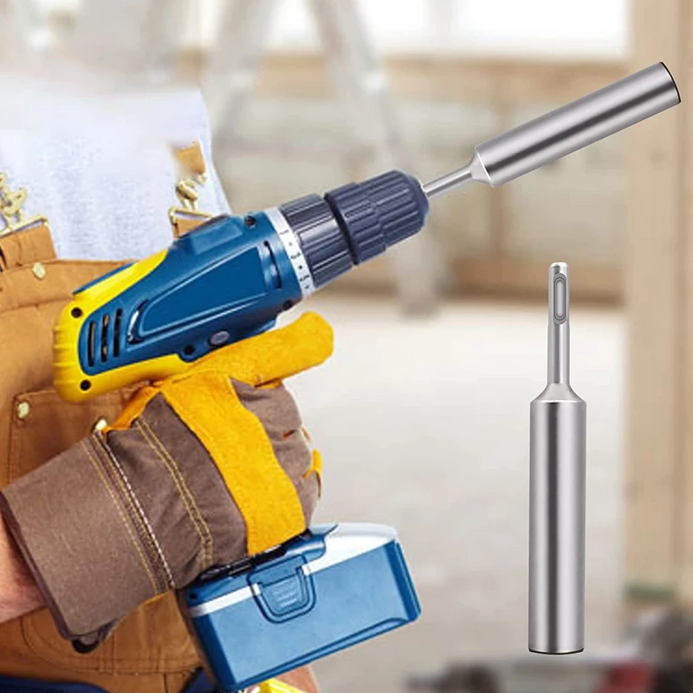 ABJY – pilote de tige de terre sds-plus pour tiges de terre de 5/8 pouces et 3/4 pouces, idéal pour tous les perceuses à percussion SDS Plus en acier, 1 pièce