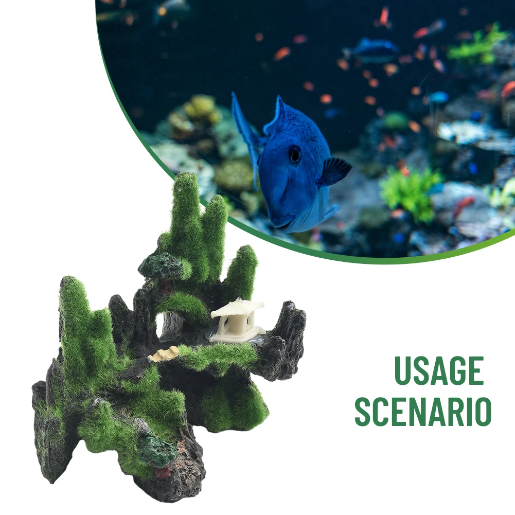 For Aquascape/fish Fish Tank Decoration Fish Lovers Dedicated Highly Simulated Natural Realistic Small Landscape Ornaments