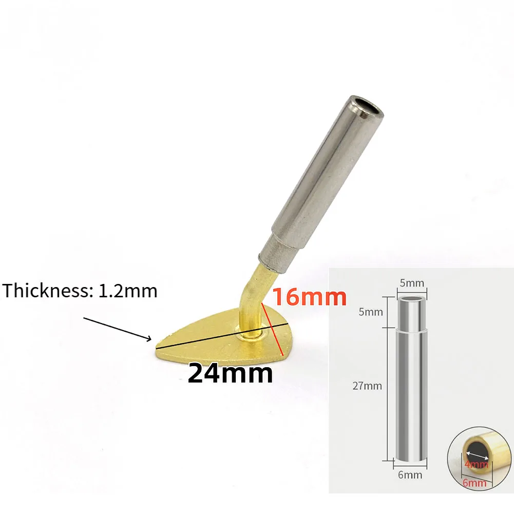 Precision Soldering Iron Tips: Copper Leaf & Iron Head For Versatile Repair! Hand Tool Power Tool Accessories