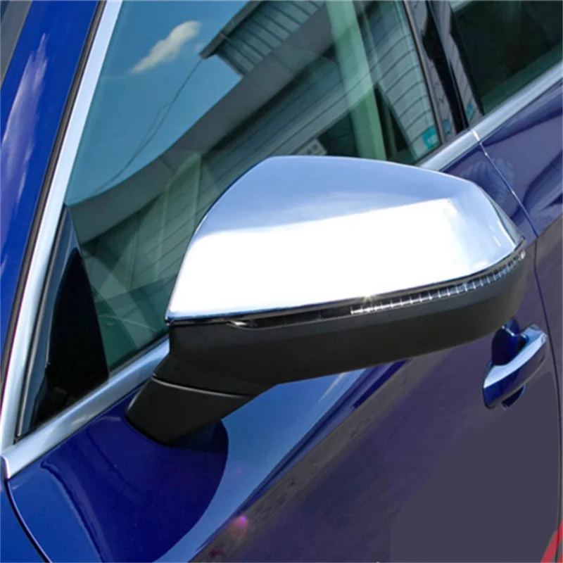 الملحقات الخارجية لأودي Q5 Q7 2018-2023 تحول مرآة الديكور الوفير مرآة الرؤية الخلفية قبعات الغطاء الواقي الكسوة