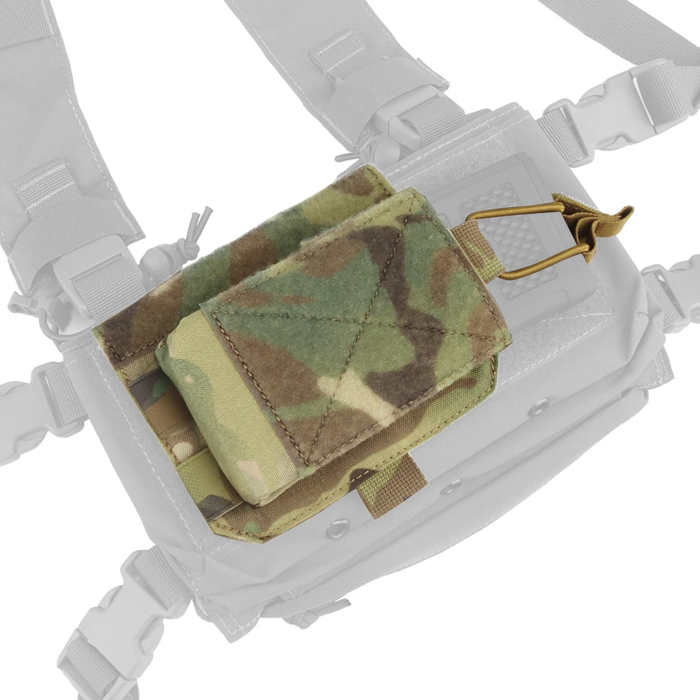 Tactical Militar Vest Chest Rig Dangler Drop Horizontal Mag Pouch for JPC CPC LBT D3CR MK MK4 Hunting Vest Plate Storage Bag