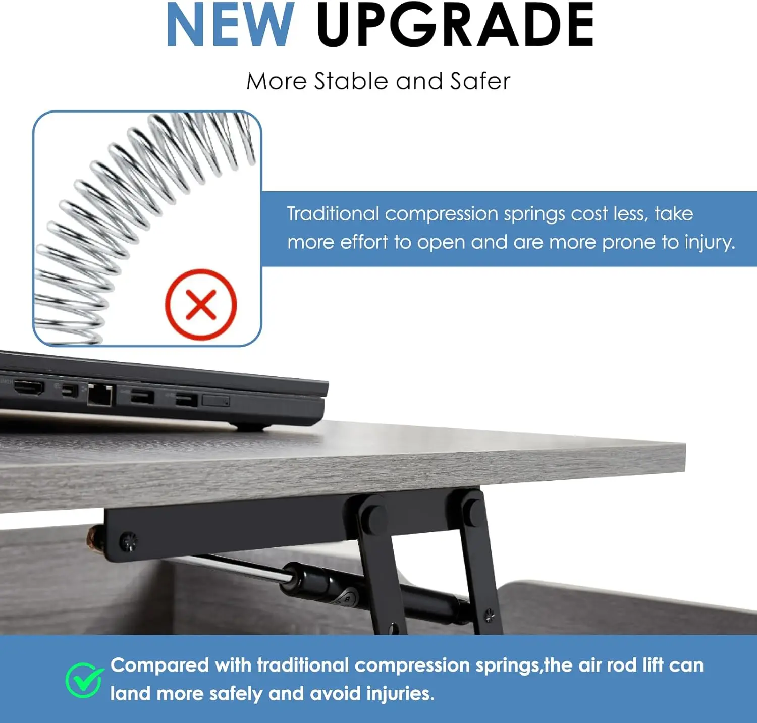 Coffee Table, 39" Wood Lift Top Coffee Table with Hidden Compartment Wood Coffee Desk with Storage Shelf Lift