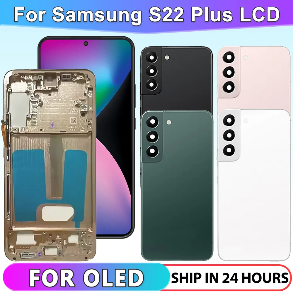 OLED Display For Samsung Galaxy S22 Plus LCD Display Touch Screen Assembly For Samsung S22+ S906B S906U S906W S906N S906E LCD