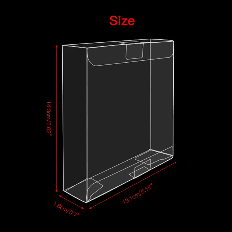 واقيات صندوق تخزين العرض الشفاف لخرطوشة البطاقة لألعاب الفيديو PLAYSTATION 1 PS1 CD