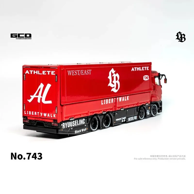 GCD 1:64 Scale LBWK Tow Truck Alloy Car Model Collection Display Toy Gifts Souvenirs - view 3