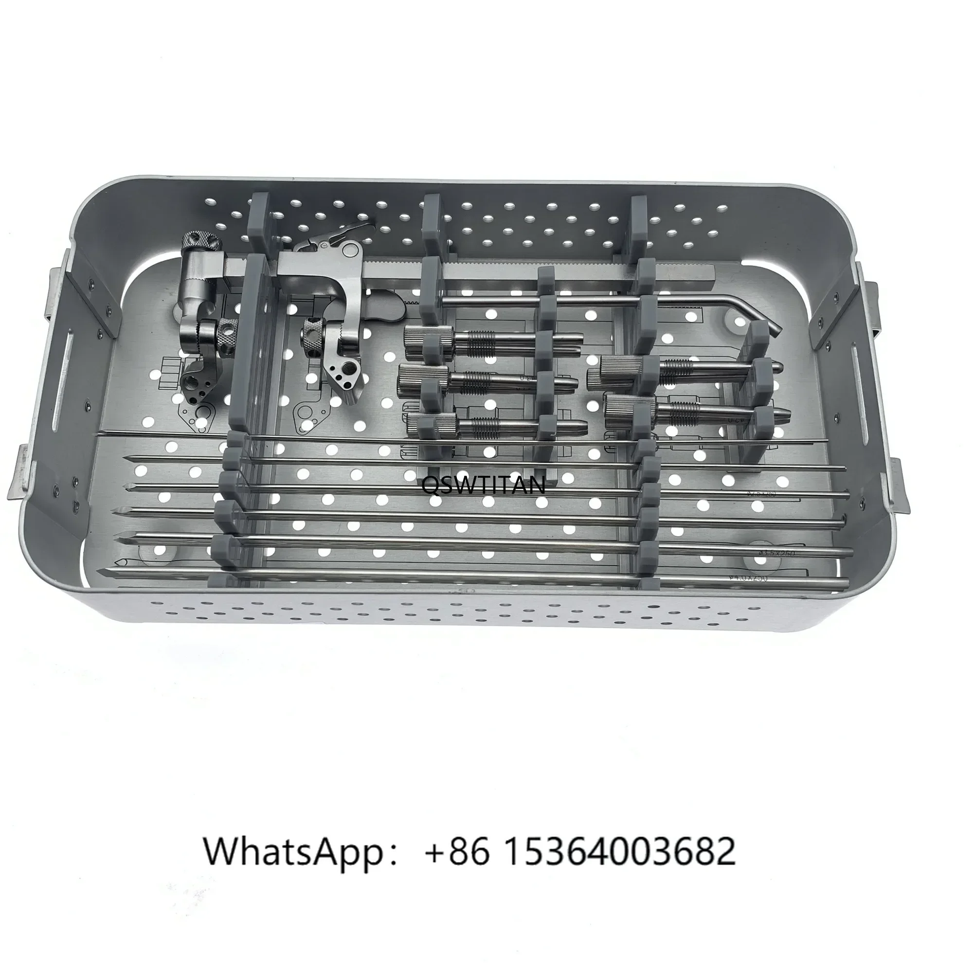 Ensemble d'instruments d'épandage de fil Kirschner multifonctionnel en acier inoxydable