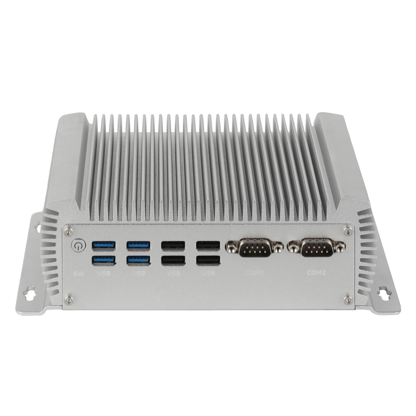 Industrieller lüfterloser Mini-PC Intel Core i5-8305G 2xRS232 2x Ethernet 8xUSB 2xHDMI 1xVGA Windows11/10 Linux DC12V-19V