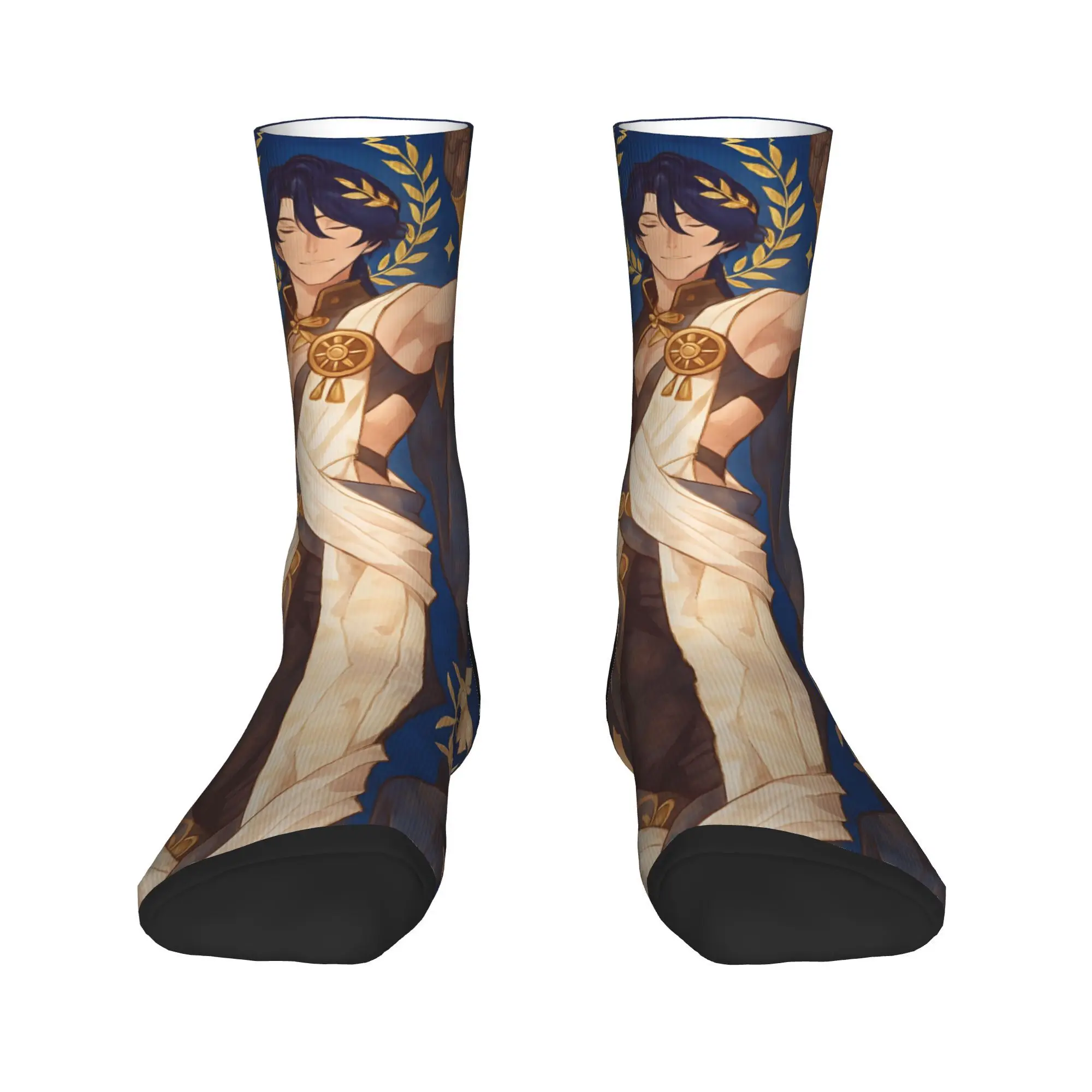 게임 스타 레일 양말 맞춤형 스타킹 미끄럼 방지 남여 공용 남성 양말 따뜻하고 부드러운 가을 고딕 야외 스포츠 양말