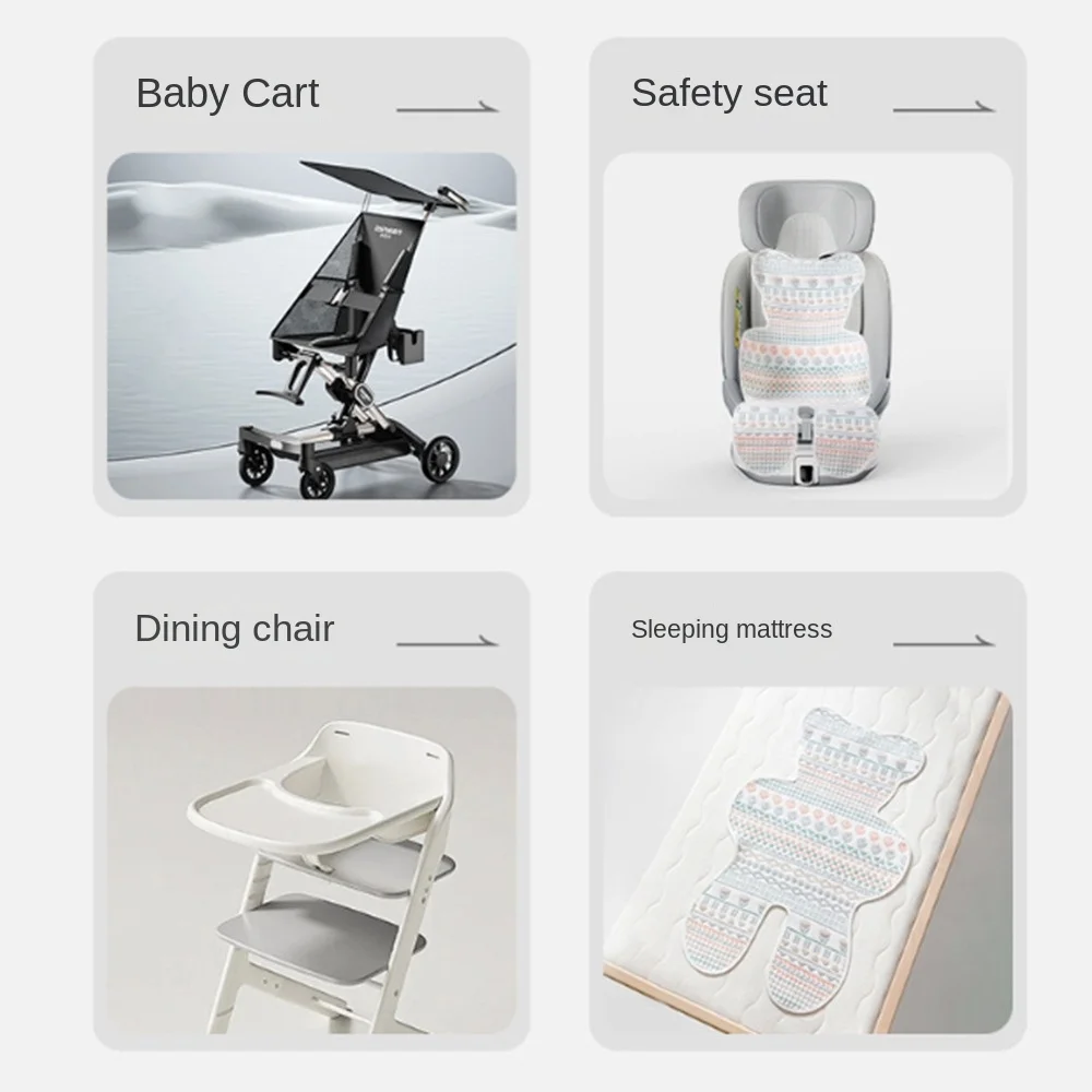 

Sweet Soft Baby Stroller Cooling Pad Cute Breathable Baby Stroller Cushion Dining Chair Car Seat Trolley Mat Baby Care