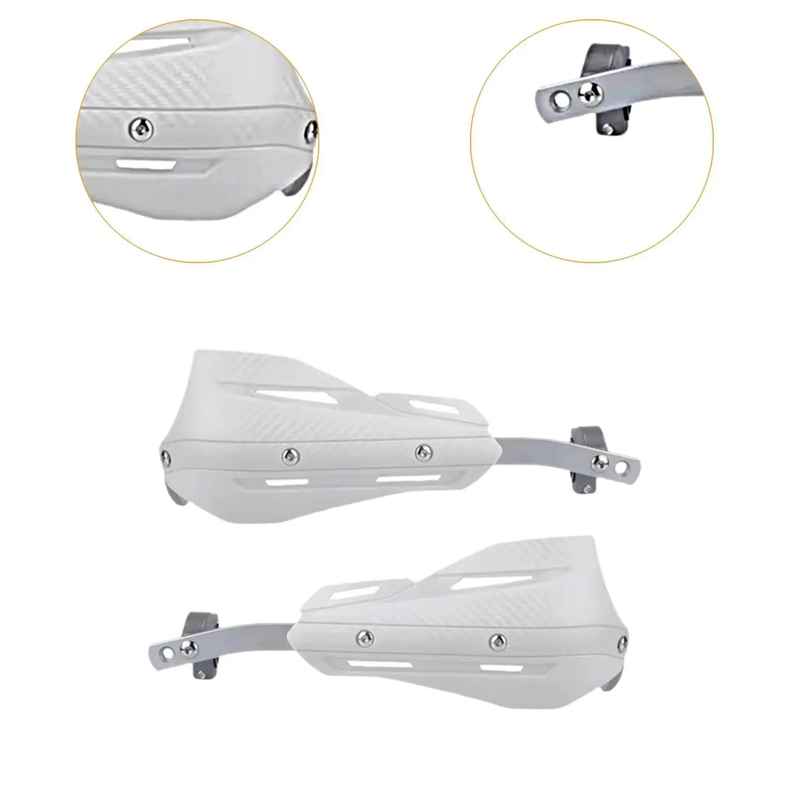 2x 핸들바 가드 커버 알루미늄 합금 핸들 견고하고 설치가 쉬운 쿼드 ATV 모토크로스용 더트 바이크 핸드가드