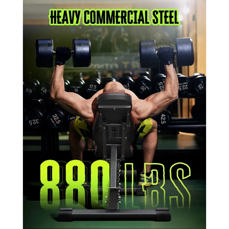 مقعد وزن قابل للتعديل لضغط مقاعد البدلاء مقعد تمرين مستقر عالي التحمل مقاعد وزن قابلة للطي للمنزل الصالة الرياضية انحدار الانحدار 90