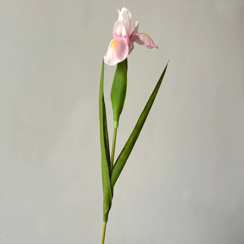 22.8 Inch Artificial Iris Flower Real Touch PU Faux Flowers for Home Decor Elegant Floral Arrangement #6