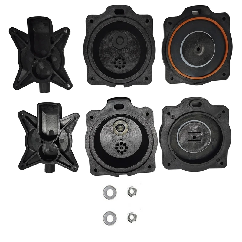 

A02Q-1Set Air Pump Diaphragm Rebuild Repair Kit for Hiblow HP-100 HP-120 Septic Air Pump