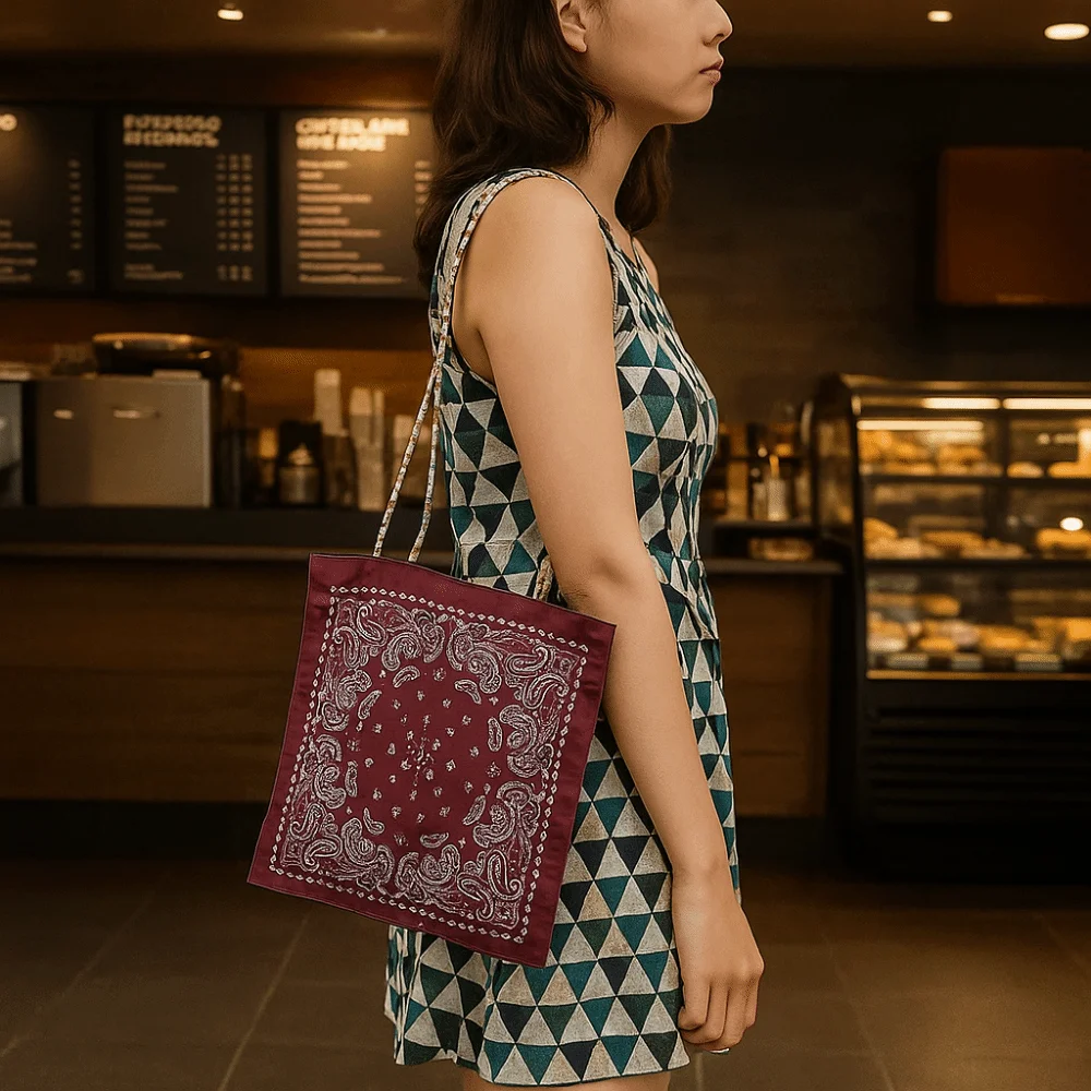 

Повседневная холщовая сумка с принтом цветов кешью, двусторонняя ретро-сумка-тоут, вместительная сумка для покупок, женская сумка для путешествий