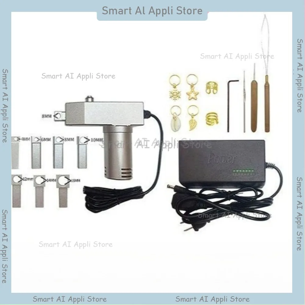 

New Dreadlock Machine Automatic Hair Braider Electric Hair Twisting Machine Full Set With 6/8/10/12/14/16mm