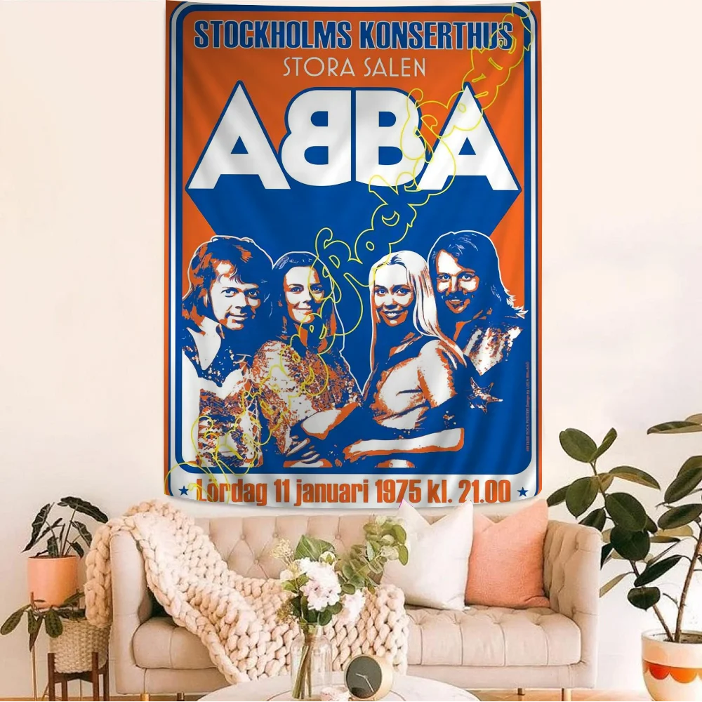 Classic Abba Band DIY Wall Tapestry for Living Room Home Dorm Decor Wall Art Decor