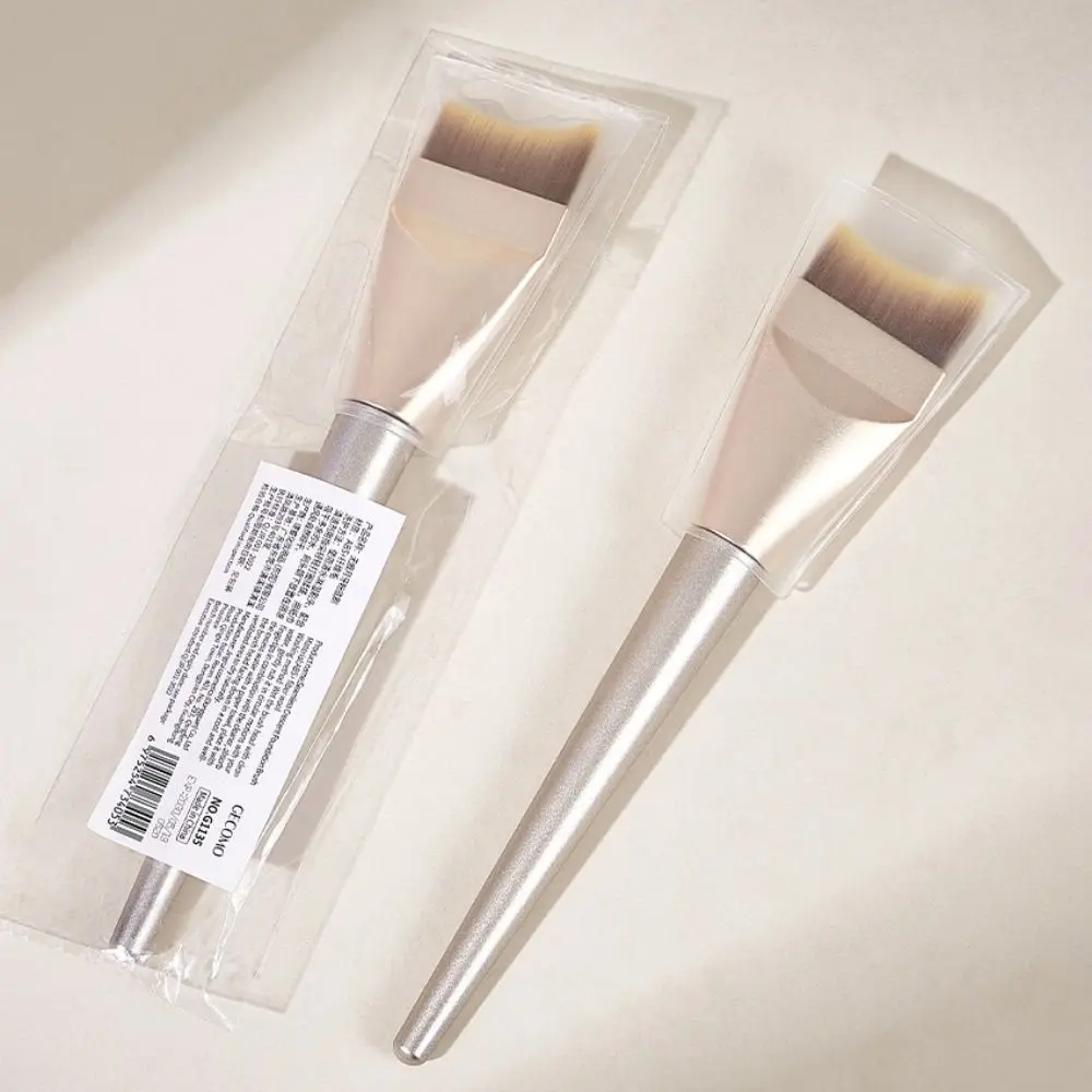 Lightweight Ultra Thin Foundation Brush Thin Seamless Foundation Cream Brush Blending Soft Bristles Angled Facial Blending Brush