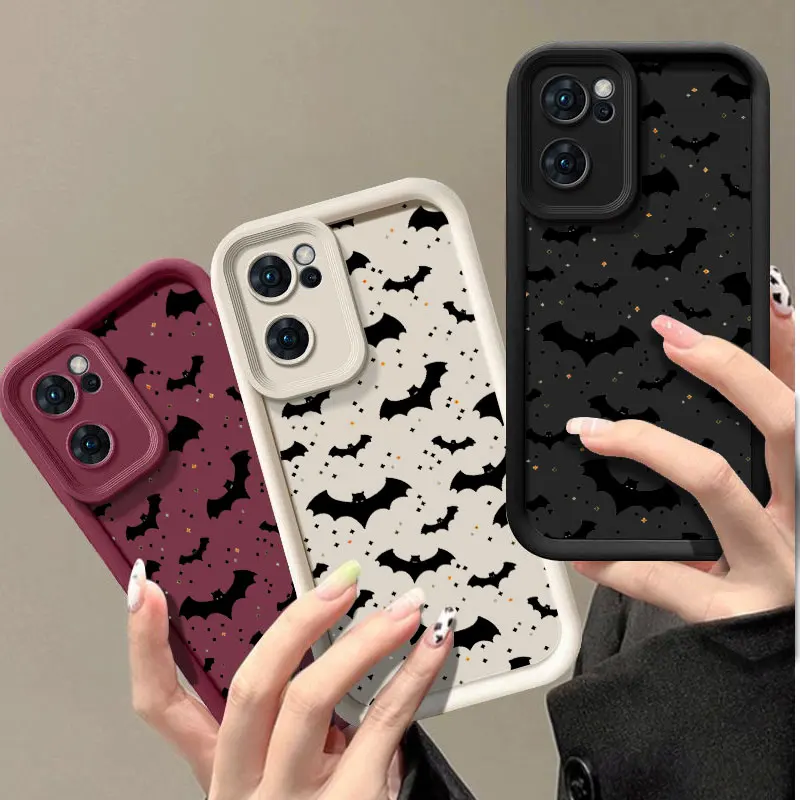 Funny Spooky Fashine Phone Case For OPPO FIND X5 RENO 6 7 7Z 8 8T 10 11 12 12F PRO PLUS 5G Shockproof Soft Cover Coque Shell