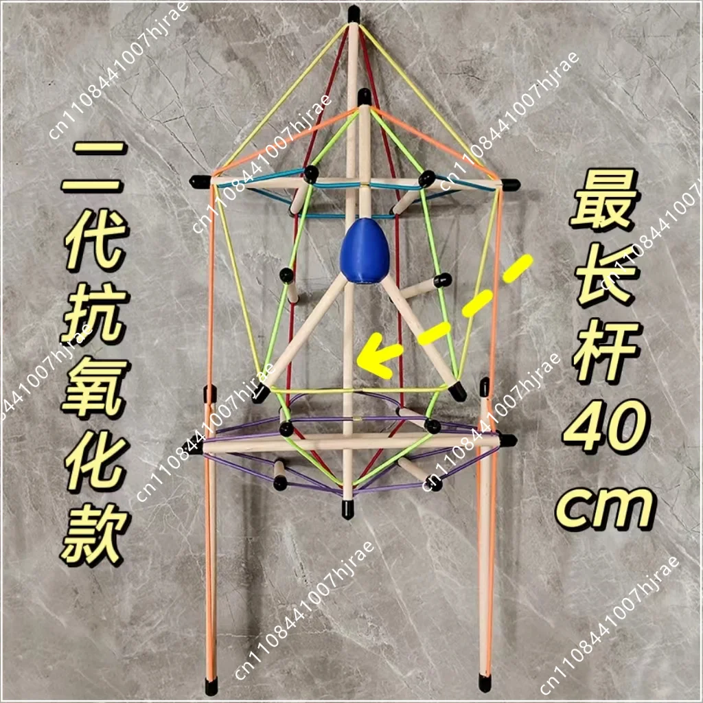 Spinal and pelvic tensioning overall model structural teaching aid demonstration dynamic axis