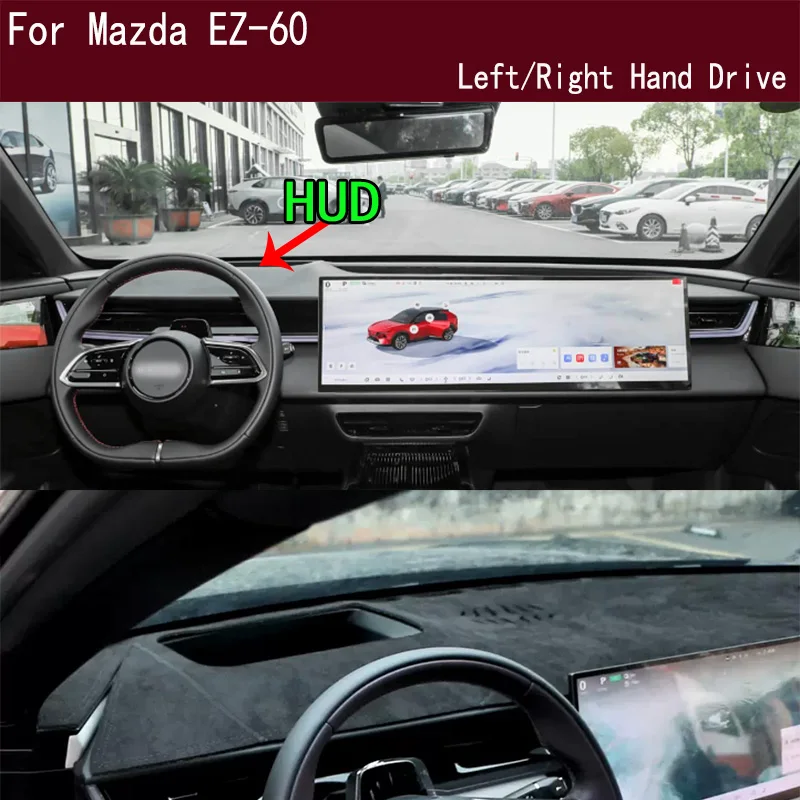 

For Mazda EZ-60 2025 2026 Dash Mat Dashmat Dashboard Cover Instrument Panel Sunscreen Pad Ornaments