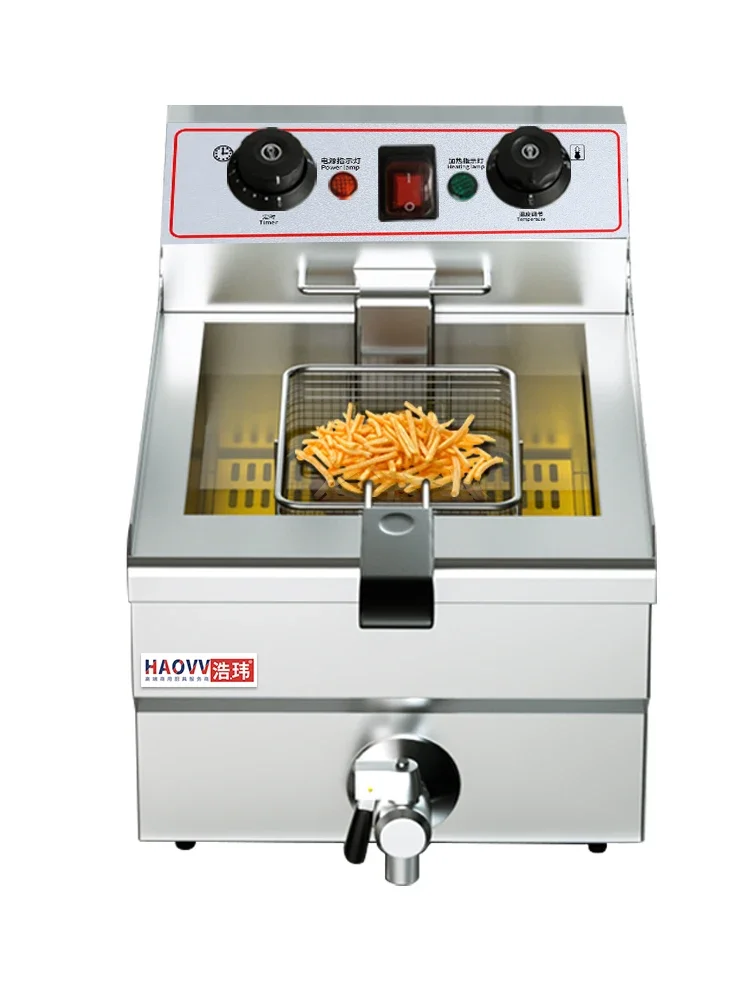 220V fryer Commercial electric fryer Large capacity electric fryer deep-fried dough sticks