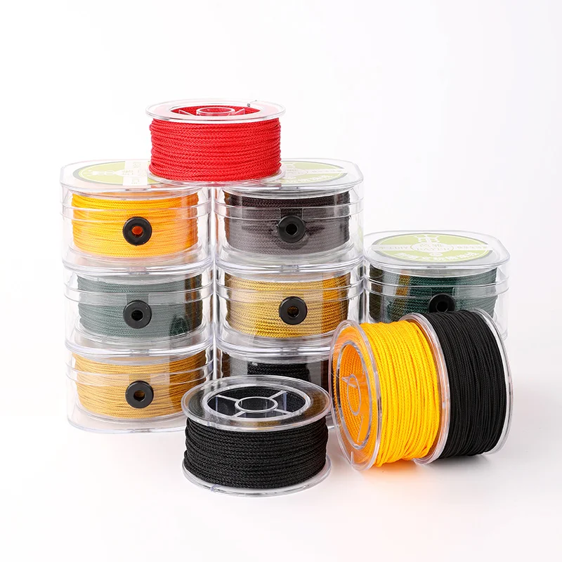 0.8/1.0/1.5/1.8mm Naylon Iplik Kordon Shamballa Bilezik Kolye Örgü Dize Makrome Kordonlar DIY Takı Yapımı Aksesuarları