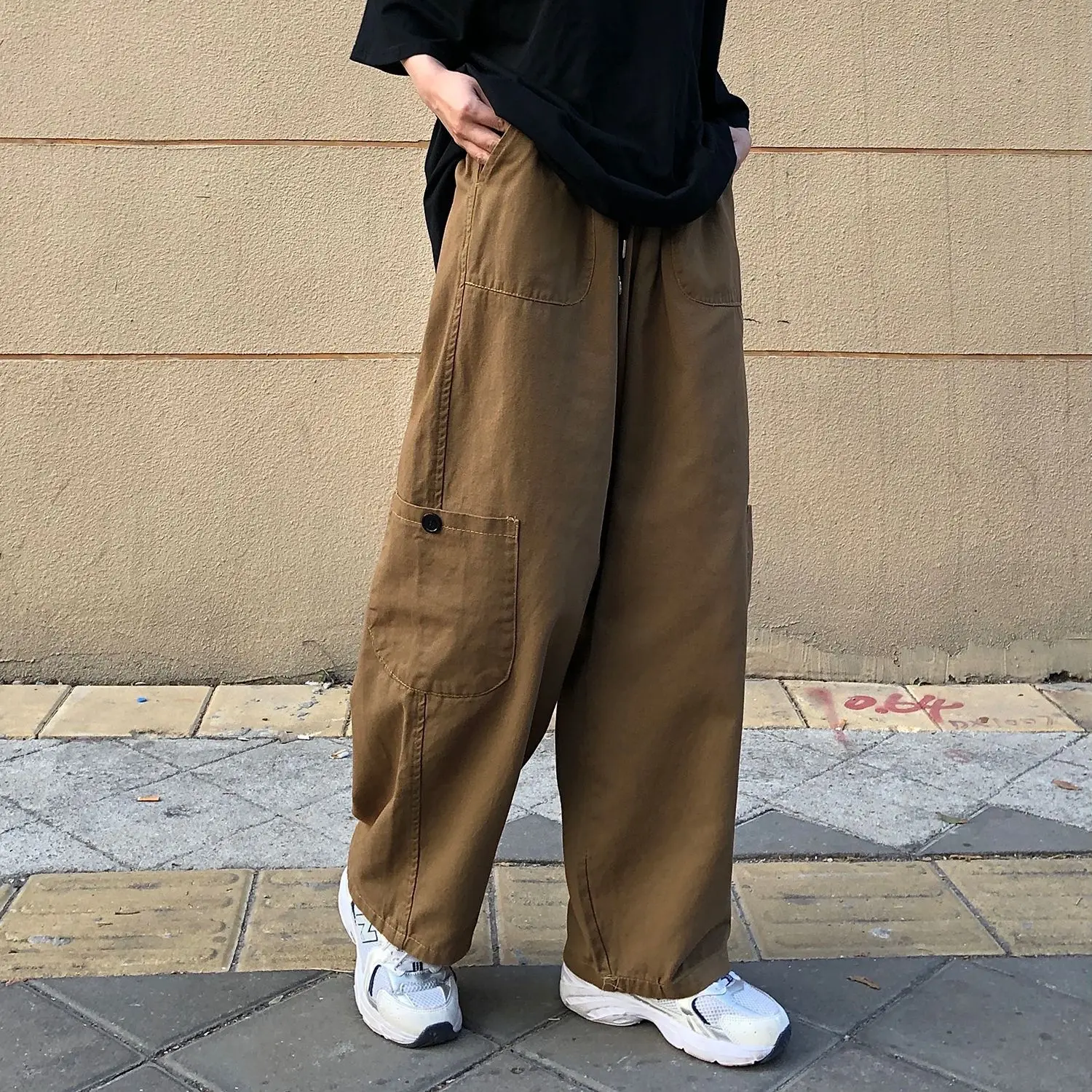 

Loose Straight Leg Casual Pants Large Size 300 Pou Retro Japanese Sle Spring Autumn Versatile Workwear Logging Straight ...