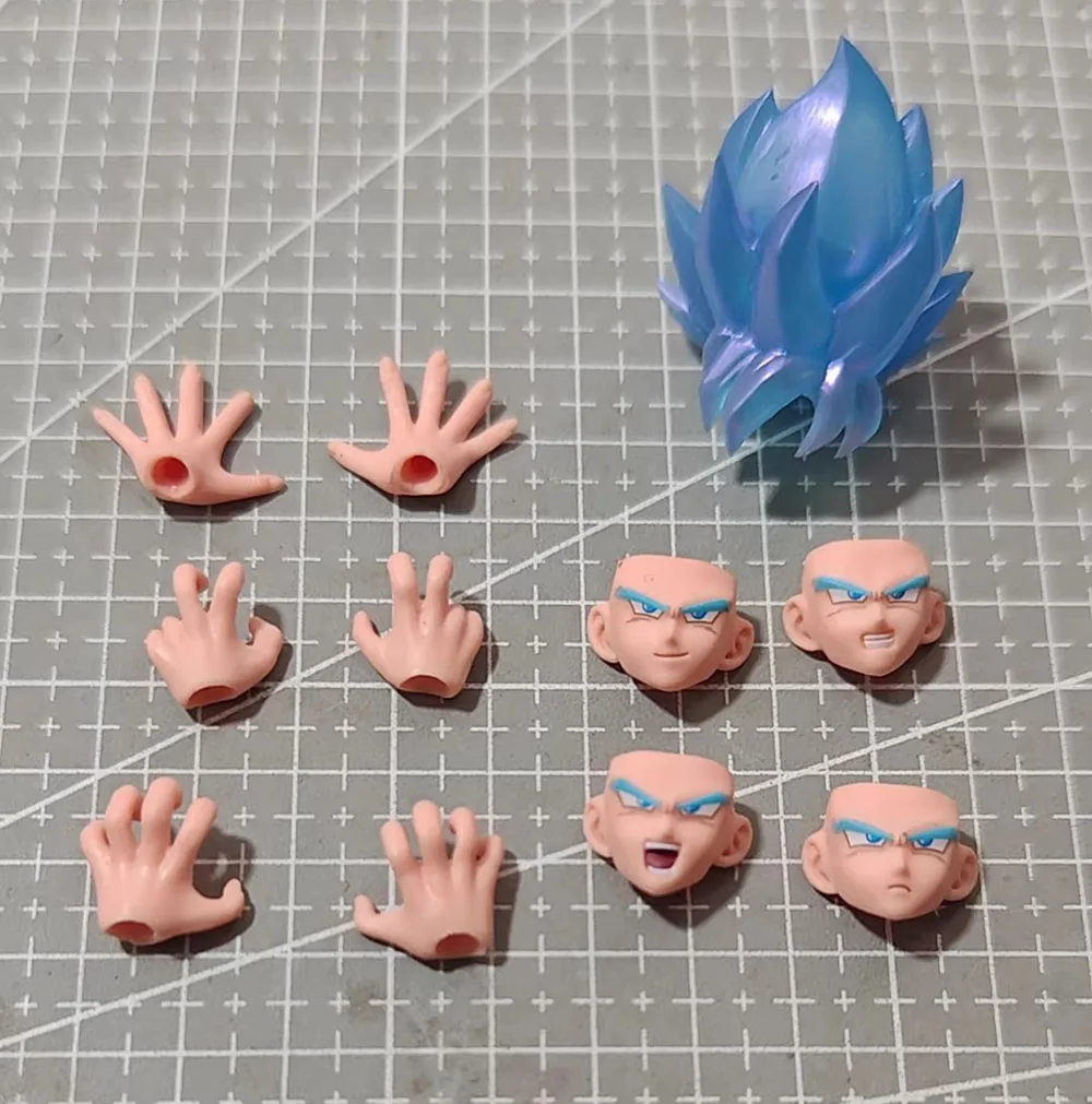 

Big Sales 1/12 Soldier Journey to the West Wu Kong Head Sculpt Carving Face with Hand Foot SHF Accessories For Fans DIY Collect