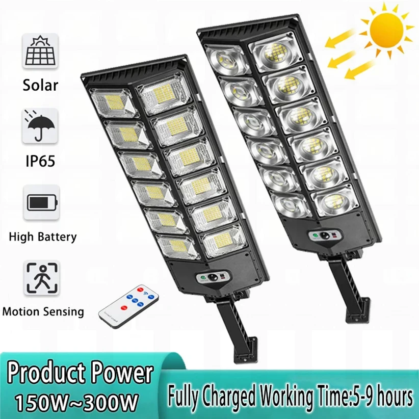 

4/6/8/10/12Heads Powerful Outdoor Solar Light 504 LED Garden Lamp Solar Panel Lamps Waterproof Motion Sensor Street Lights Hot