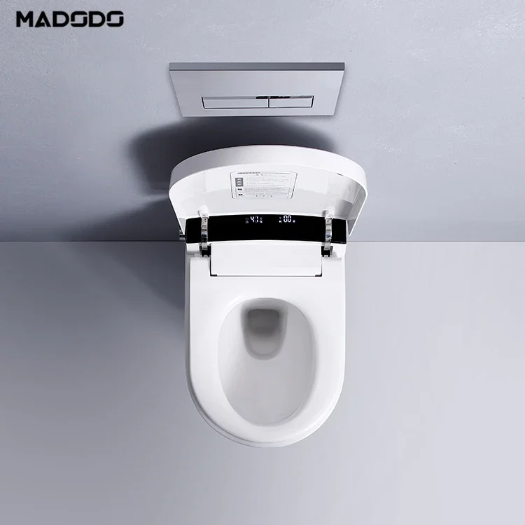 China Smart Wall Hung Toilet Watermark Certificate Smart Intelligent Toilets Automatic Flush Composting Toilet For Bathroom